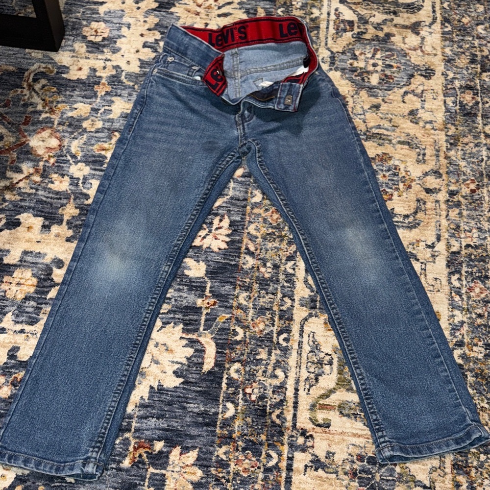 Levi's Boys Straight Jeans in Classic Blue Size 7